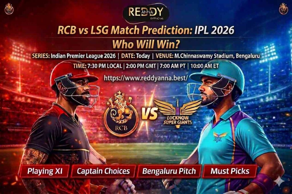RCB vs LSG Prediction